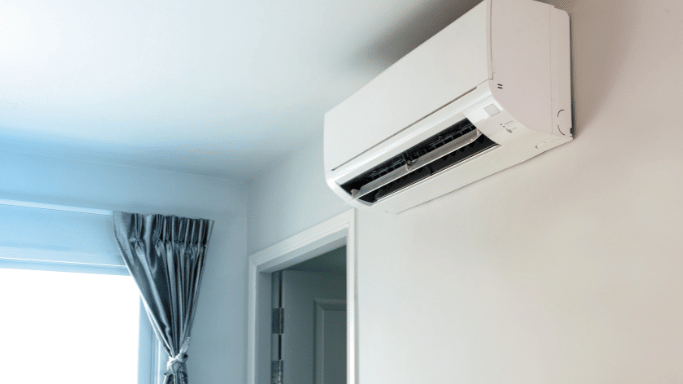 climatiseurs reversible dans une chambre